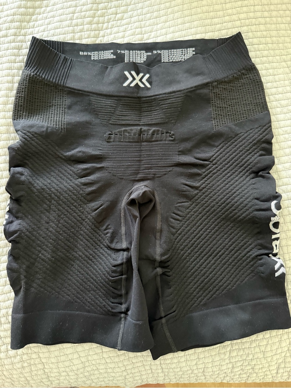 CW-X Women's Black Seamless Compression Bike Shorts